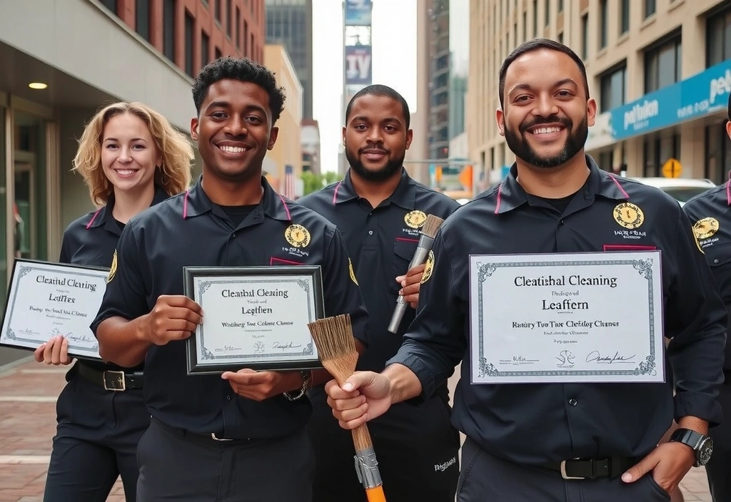 Experienced cleaning professionals