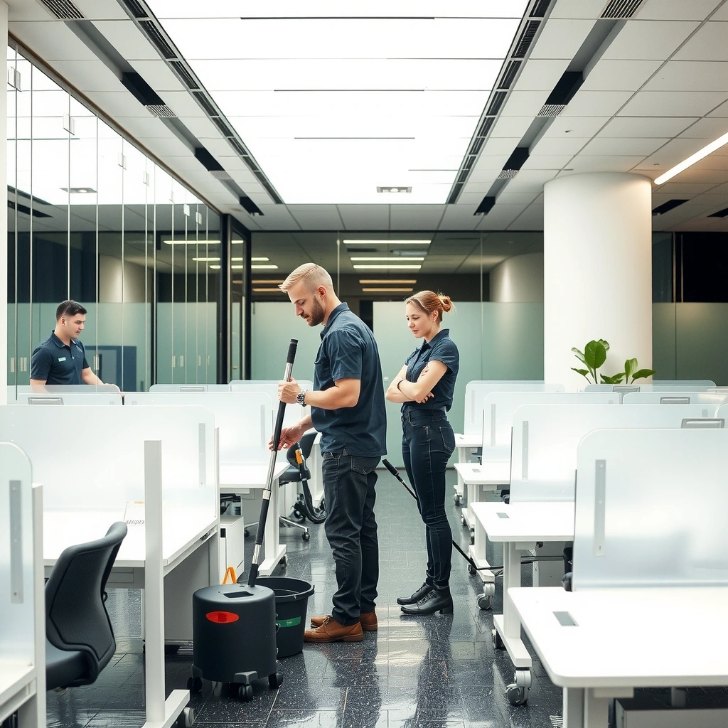 Commercial office cleaning